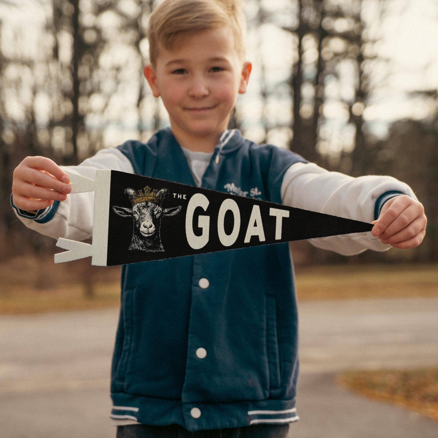 The G.O.A.T Greatest of All Time Felt Pennant