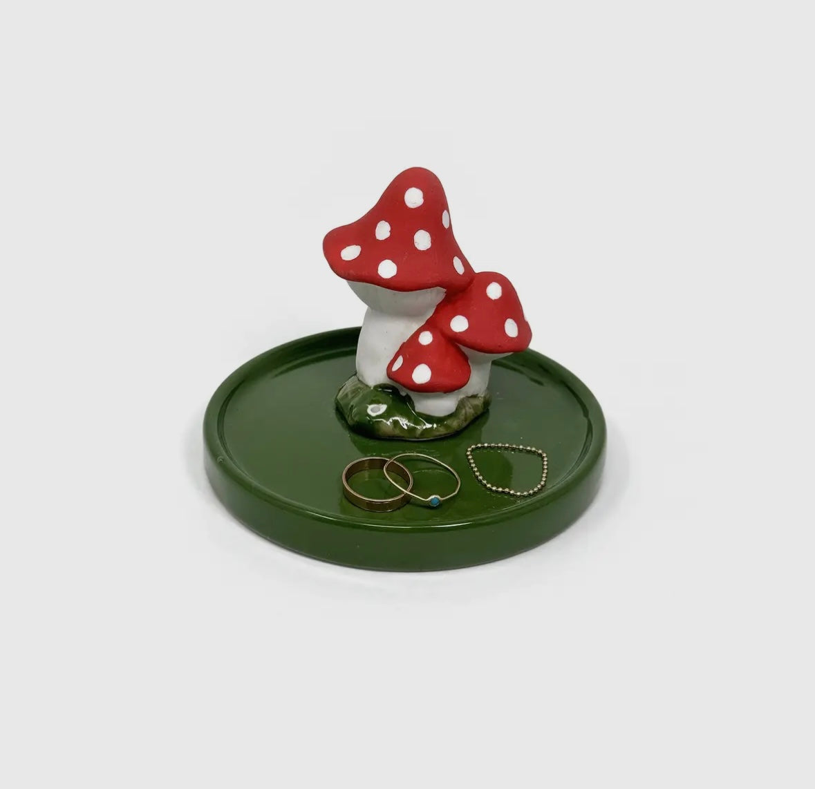 Ceramic Mushroom Incense Holder