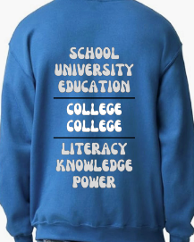 COLLEGE sweatshirt
