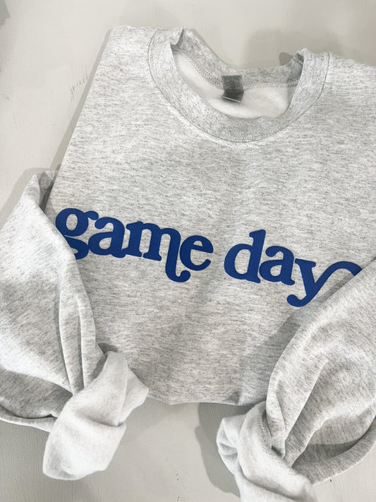 Game Day Crewneck Sweatshirt - Blue