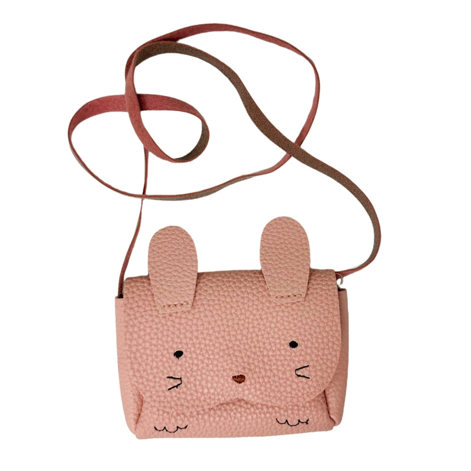Kid's Bunny Bag - Faux Pebble Leather