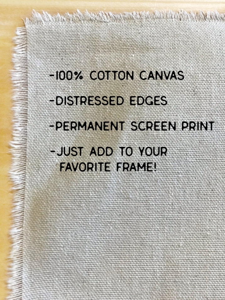 Swiss Cross Distressed Canvas Banner Print