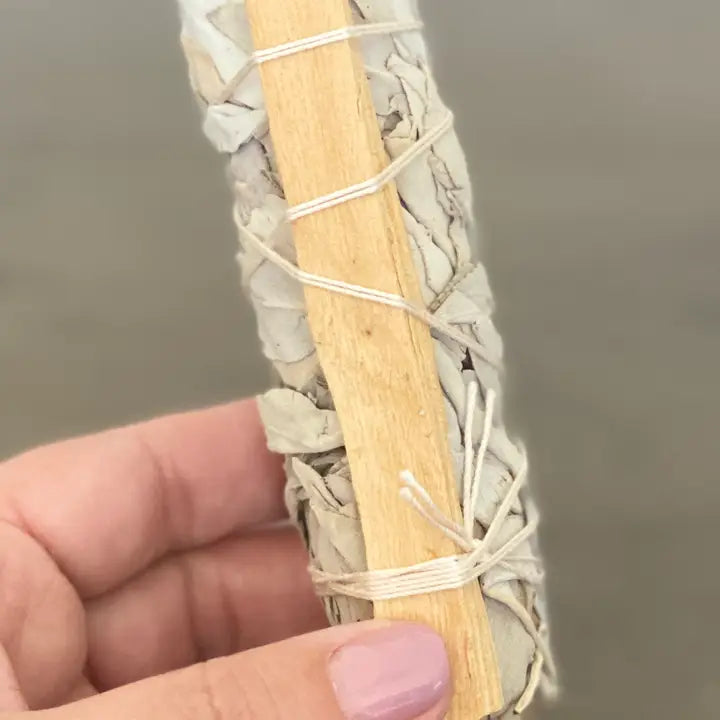 White Sage Smudge Stick with Palo Santo