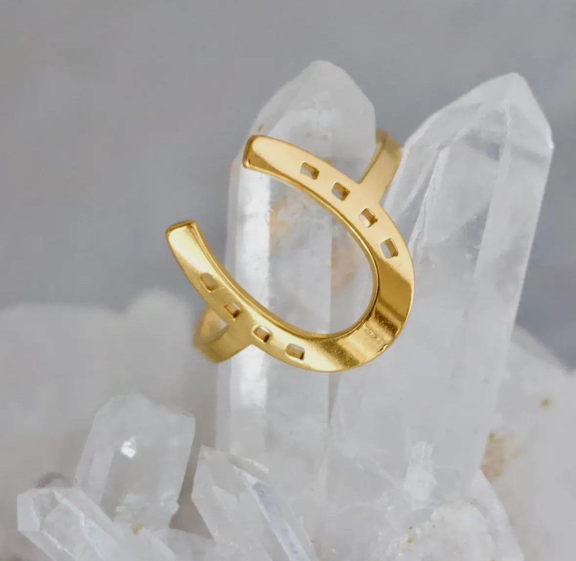Lucky Horseshoe Ring