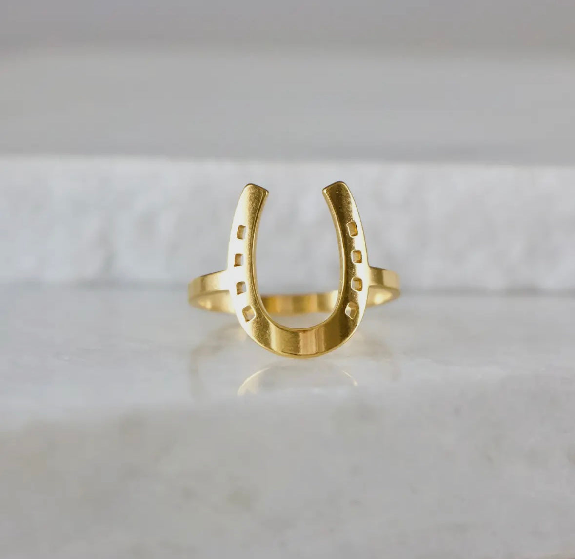 Lucky Horseshoe Ring