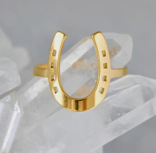 Lucky Horseshoe Ring
