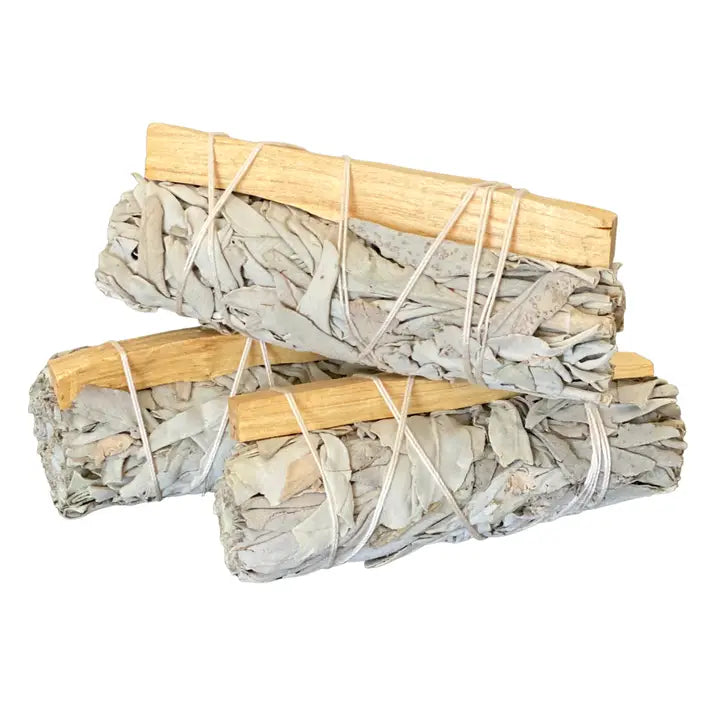 White Sage Smudge Stick with Palo Santo