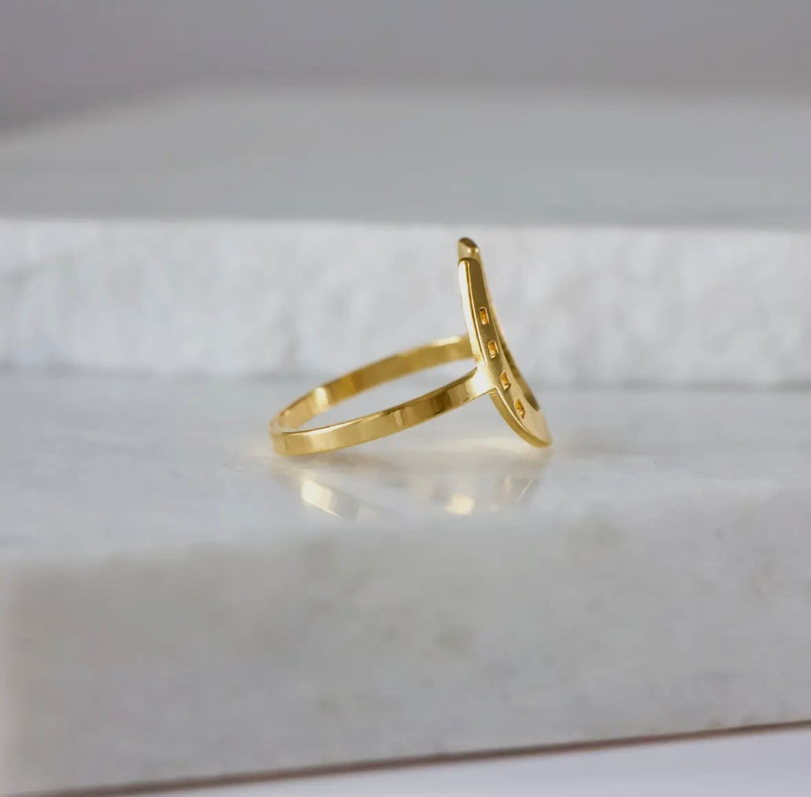 Lucky Horseshoe Ring