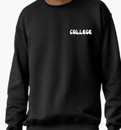 COLLEGE sweatshirt
