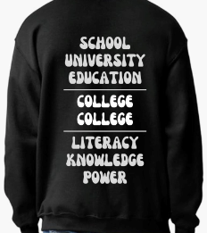 COLLEGE sweatshirt