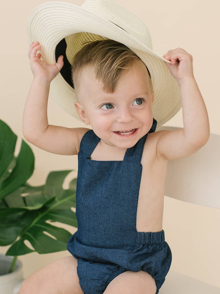 Denim Baby Romper