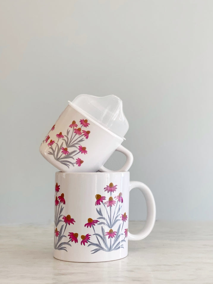 Coneflower Mug Set